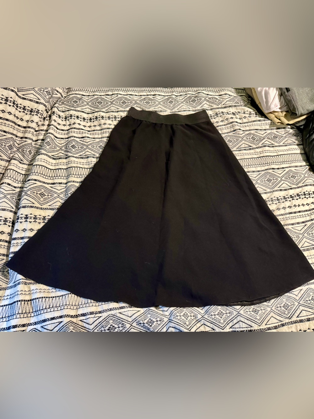 Black Knit Skirt